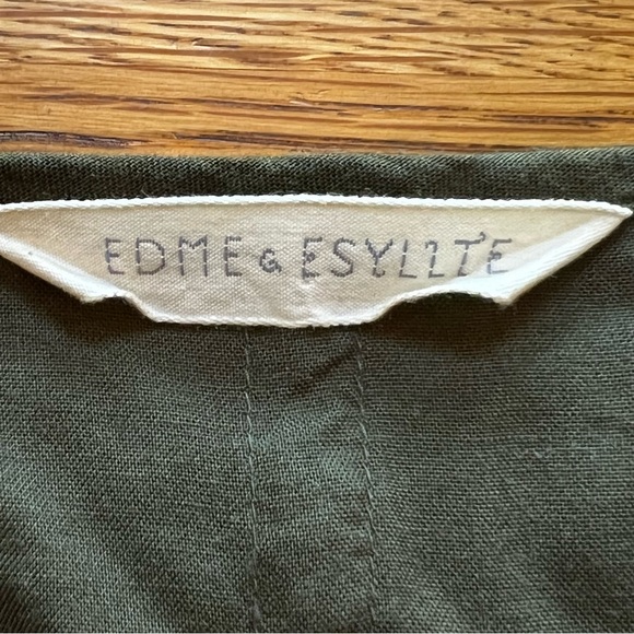 ⭐️ Esme & Esyllte Olive Ribbon Peasant Boho Bohemian Dress SMALL - Picture 12 of 14